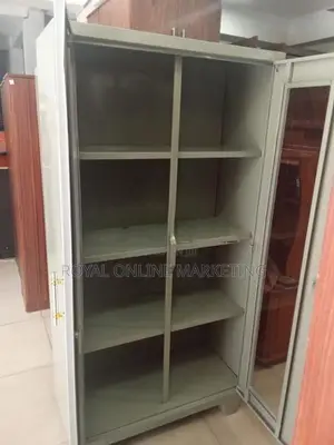 6 by 3 steel office cupboard (M-23)