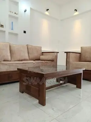 Premium Solid Teak Sofa Set ( 3+2+1) With Coffee Table