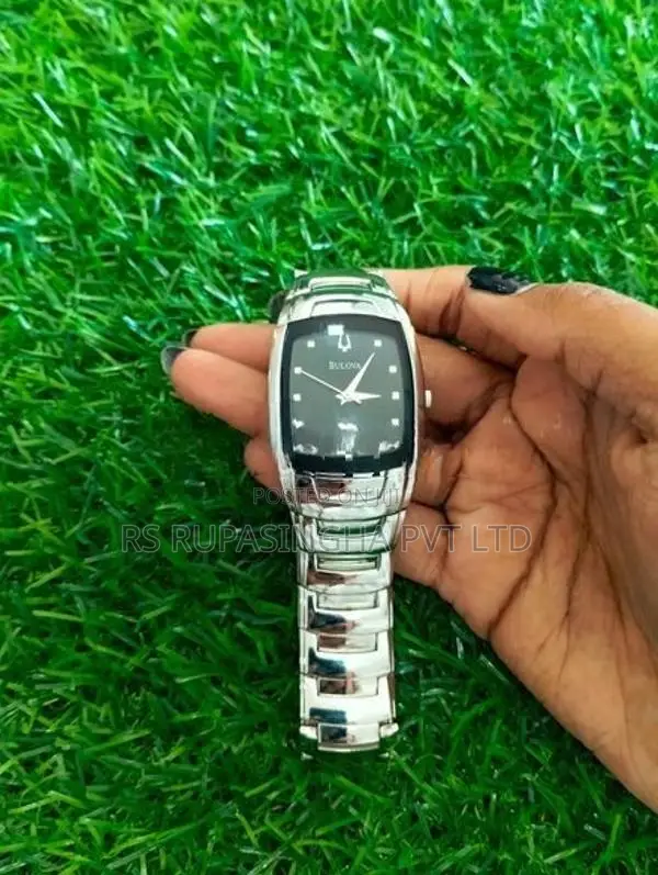 Bulova Silver Colour Hand Watch