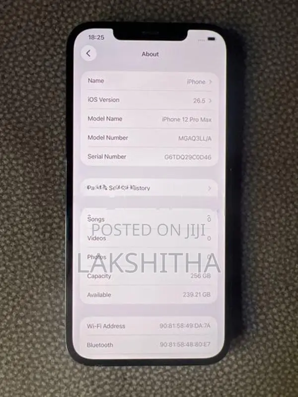 Apple iPhone 12 Pro Max 256gb (Used)