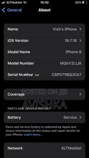 Apple iPhone 8 Black (Used)