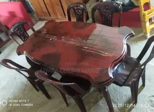 Piyestra Dining Table with 6 Chairs