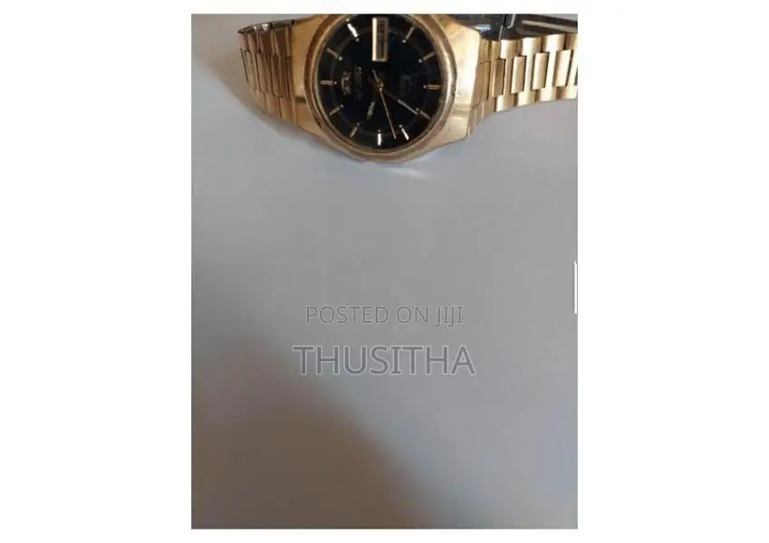 Japanese Made Orient 3 Star Gold Tone Automatic Watch