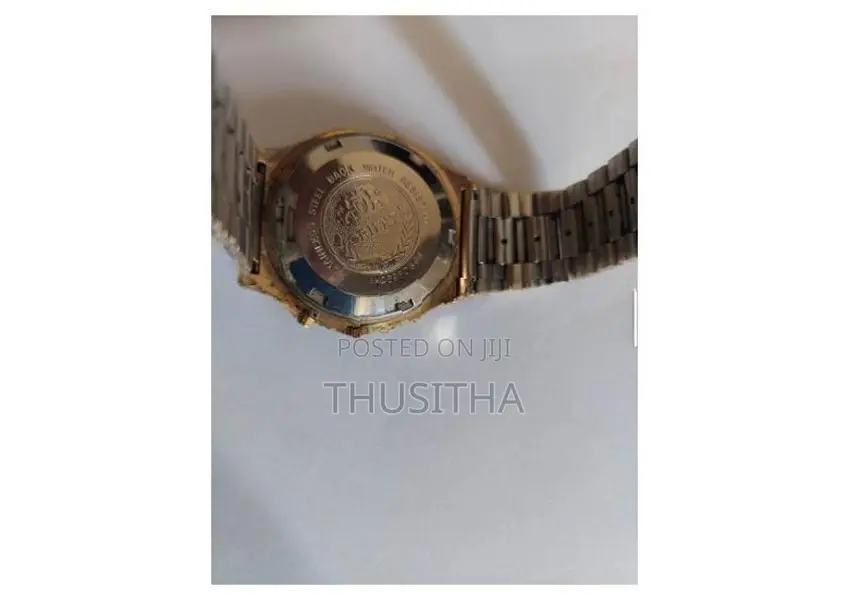 Japanese Made Orient 3 Star Gold Tone Automatic Watch