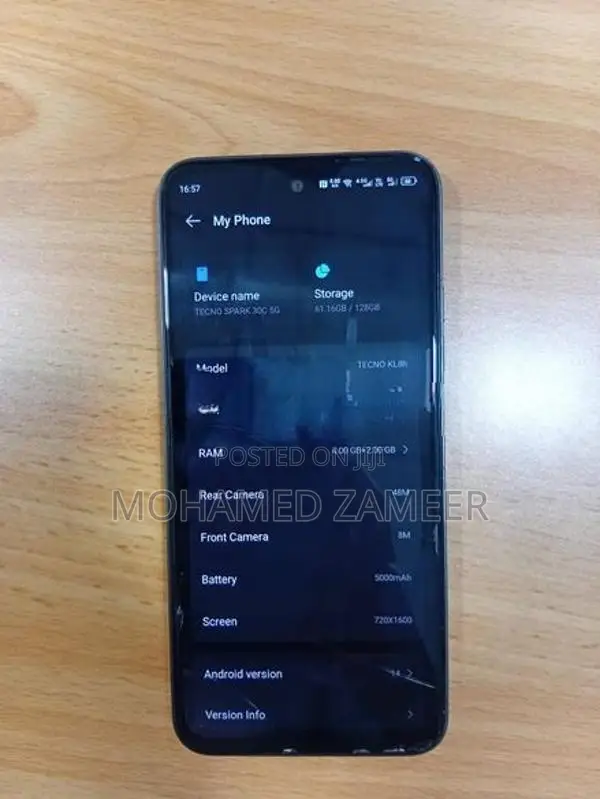 Tecno Spark 30C 5G (Used)