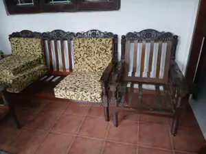 3 Seater Sofa With Two Chairs