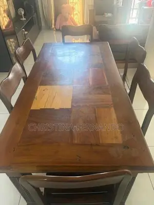 Teak Sofa With Dining Table