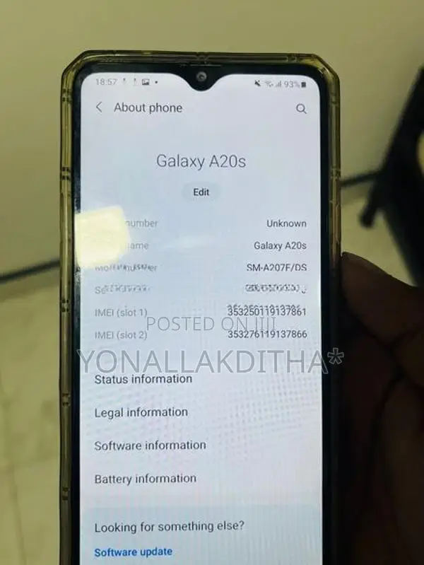 Samsung Galaxy A20s (Used)