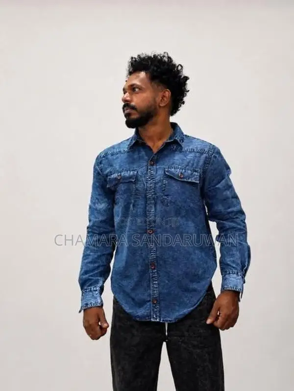 ඩෙනිම් ශර්ට් අත් දිග / කොට