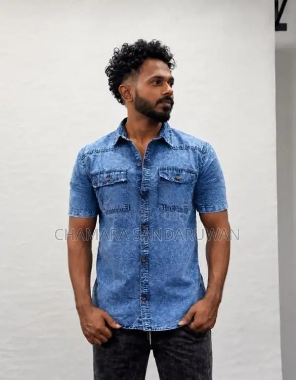 ඩෙනිම් ශර්ට් අත් දිග / කොට
