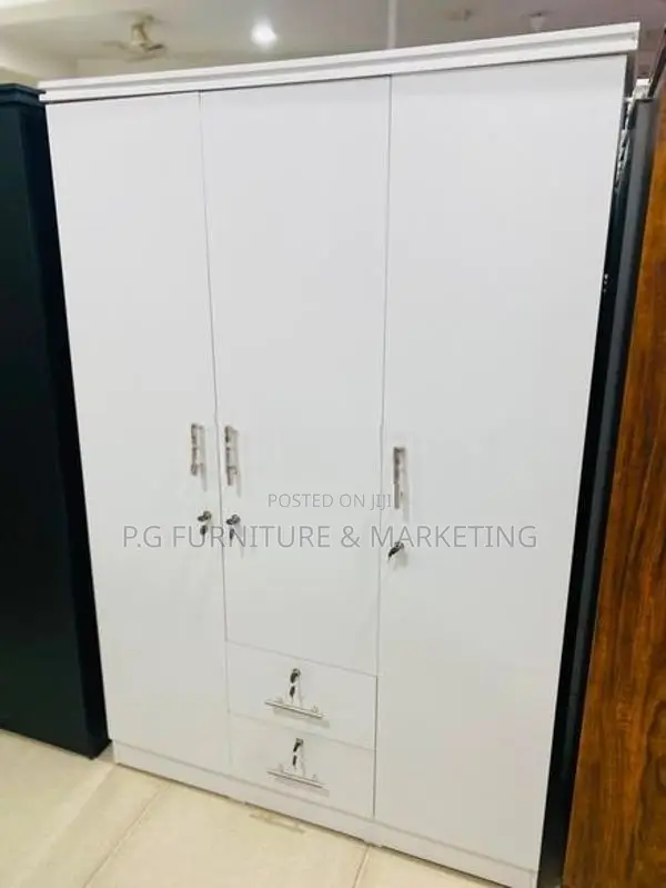 Modern Melamine 3 Door Wardrobe