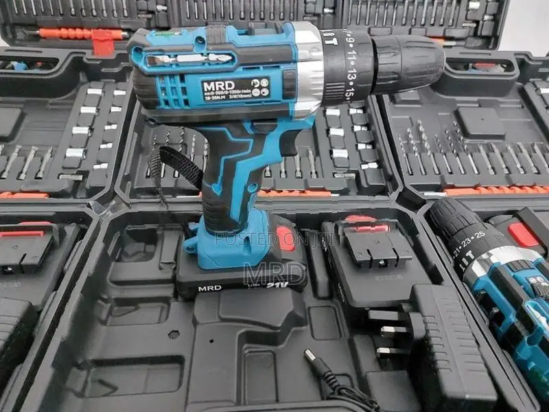 21V Cordless Drill Set With Tools