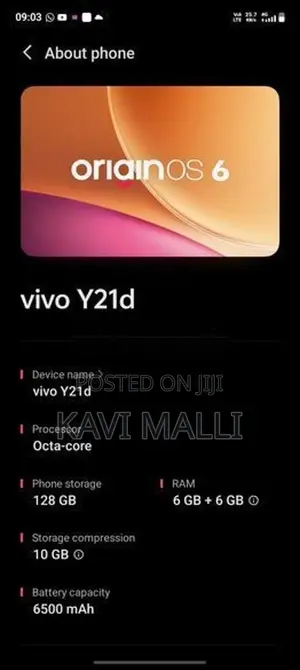 Vivo Y21d (Used)