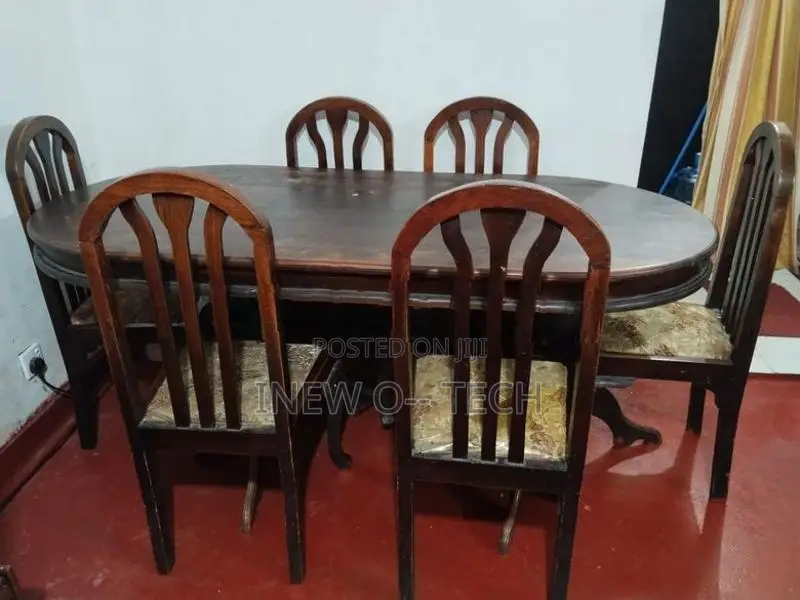 Heavy Teak Wood Dining Table