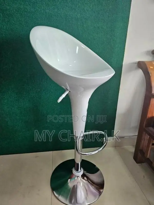 New White Panty Bar Chair