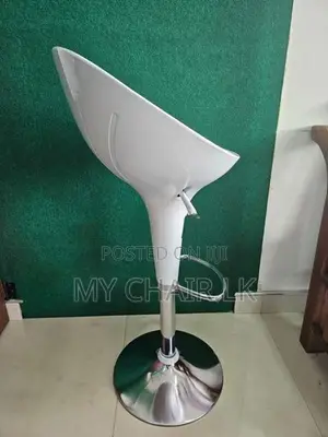 New White Panty Bar Chair