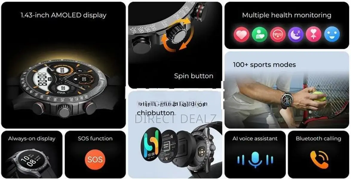 HAYLOU Solar Pro Bluetooth Calling Smart Watch