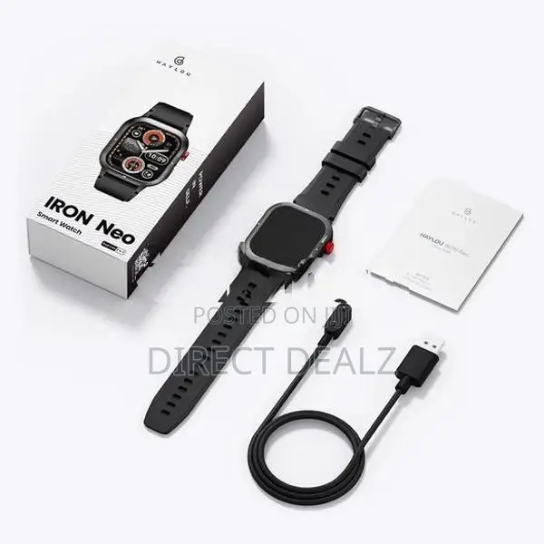 Haylou Iron Neo Smart Watch - Black & Silver