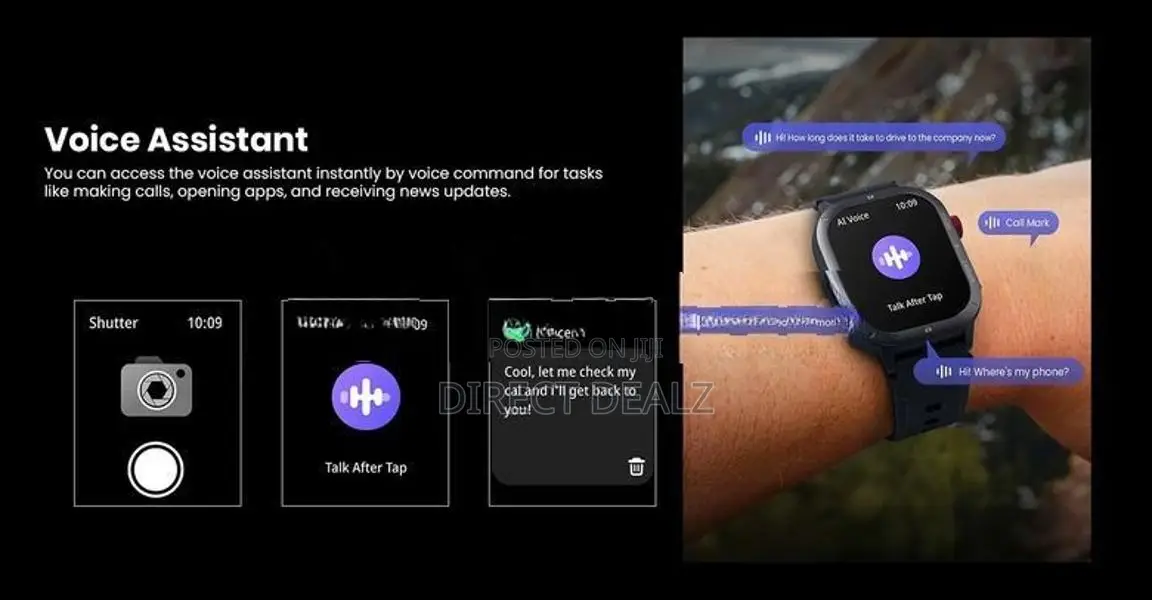 Haylou Iron Neo Smart Watch - Black & Silver