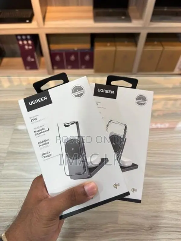 UGREEN 2-in-1 Qi2 Magnetic Wireless Charger