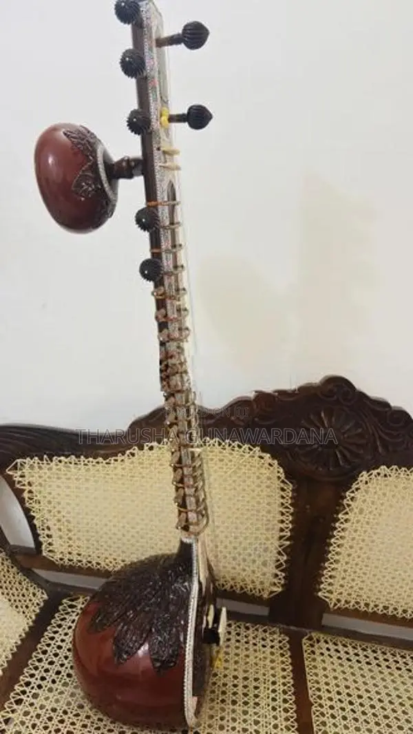 Chopra Musicals 7- String Double Gourd Kharaj Pancham Sitar