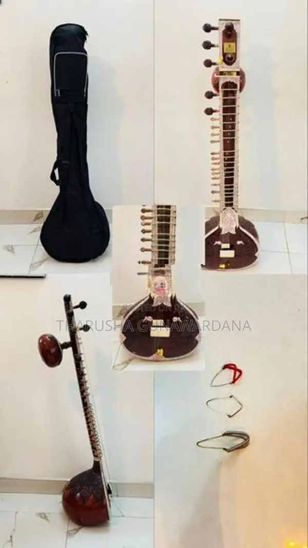 Chopra Musicals 7- String Double Gourd Kharaj Pancham Sitar