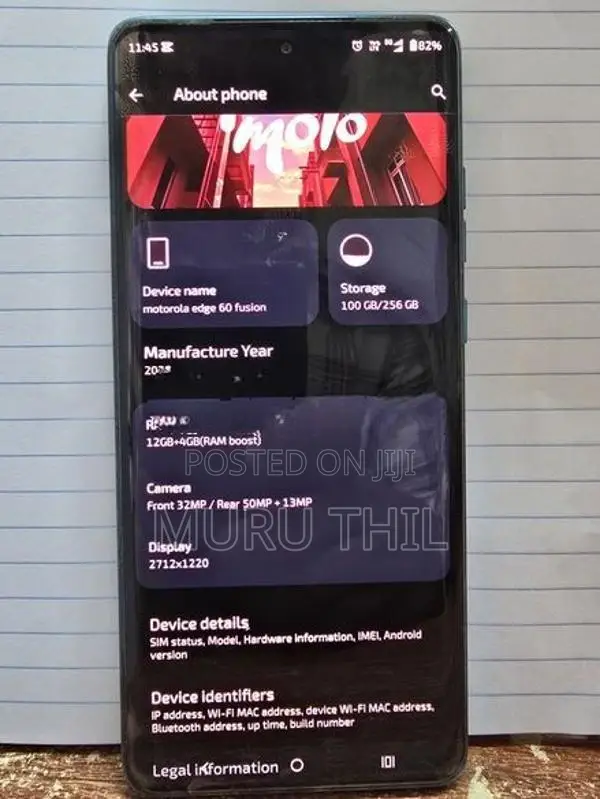 Moto Edge Fusion (Brand New)