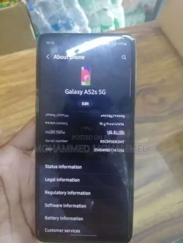 Samsung Galaxy A52s 5G (Used)