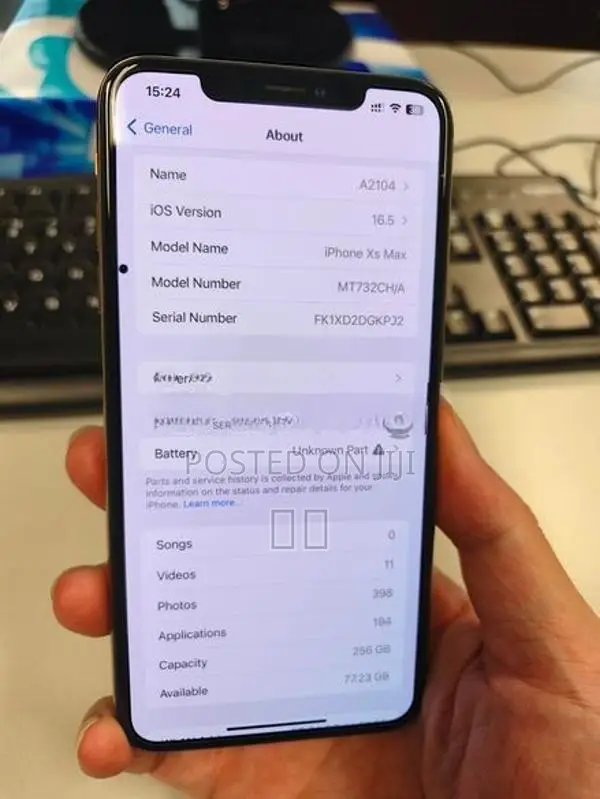 Apple iPhone XS Max 256GB (Used)