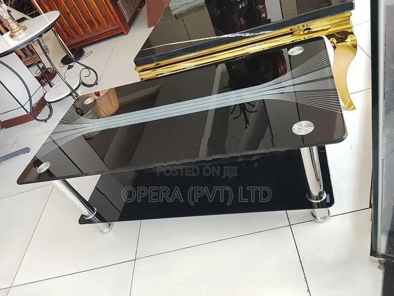 Black Glass Coffee Table