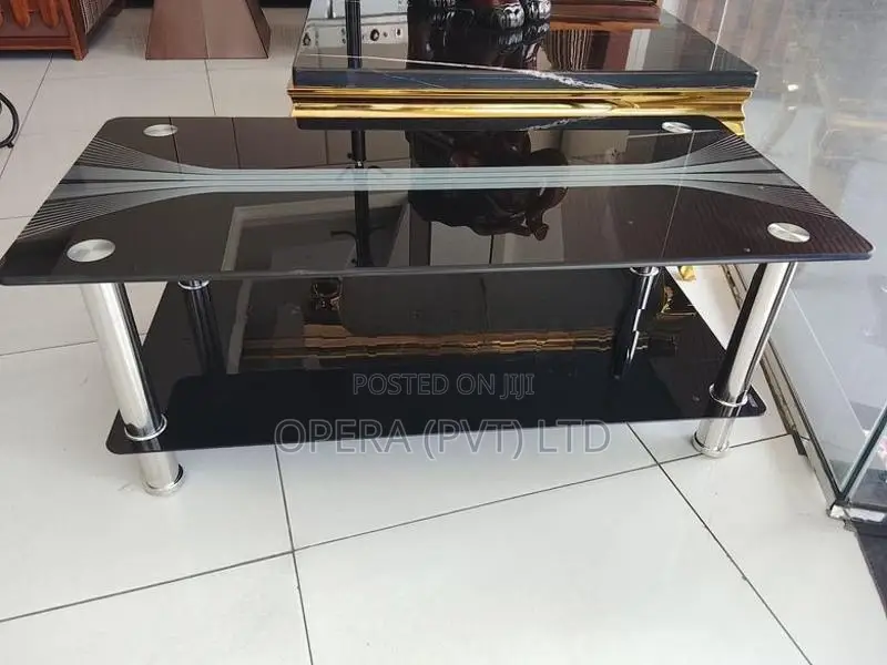 Black Glass Coffee Table