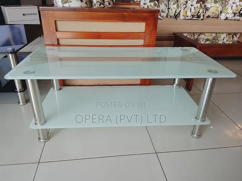 Frosted Glass Coffee Table