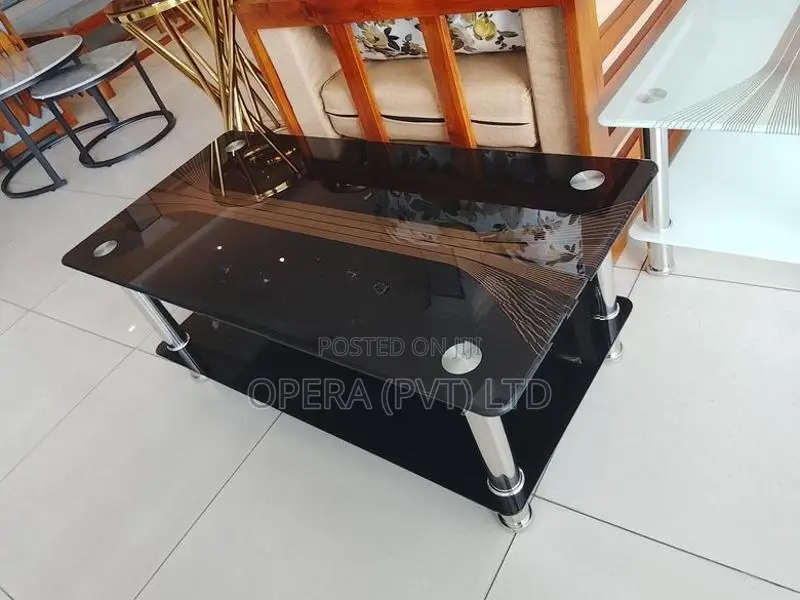 Black Glass Coffee Table