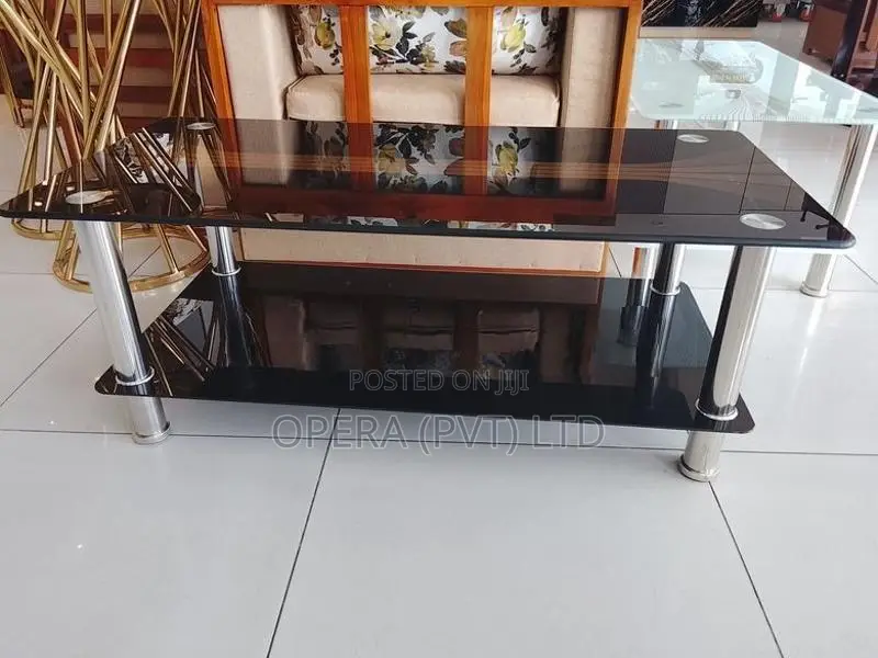 Black Glass Coffee Table