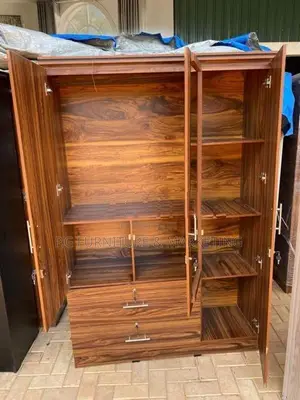 Modern Melamine 3 Drawer Wardrobe