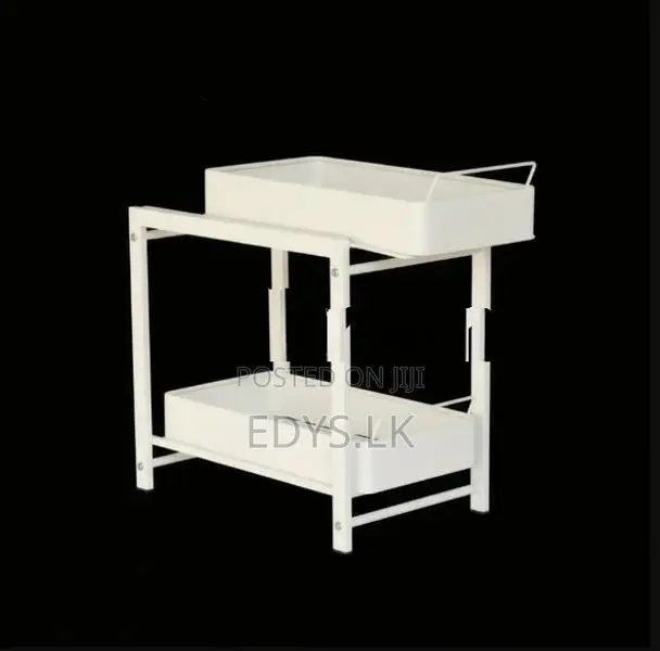 Two Tier Sliding Drawer With Handle