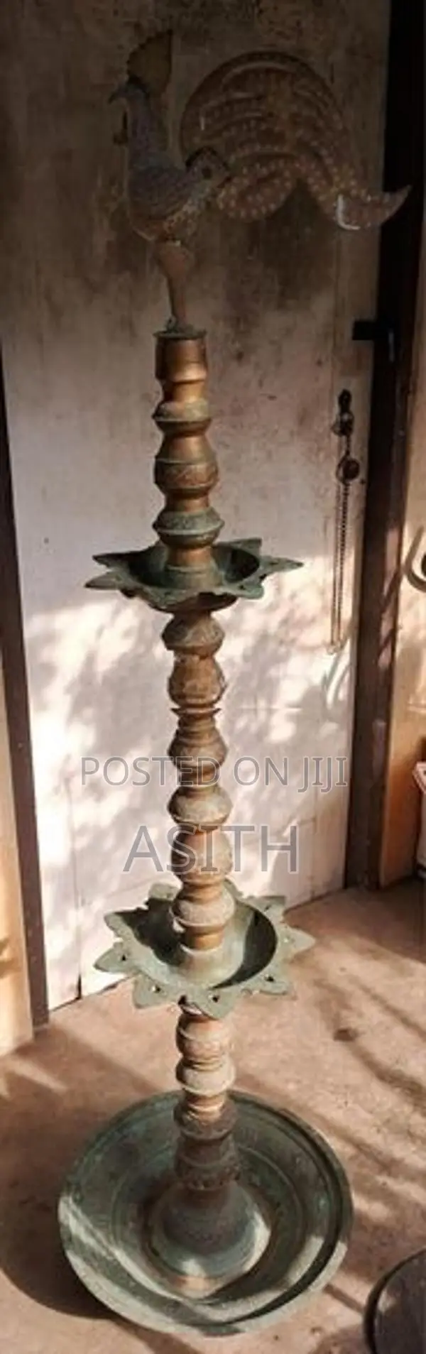 Antique 100-Year-Old Brass Kukul Pahana