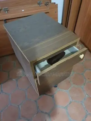 2-Drawer Wooden Office Pedestal Cabinet