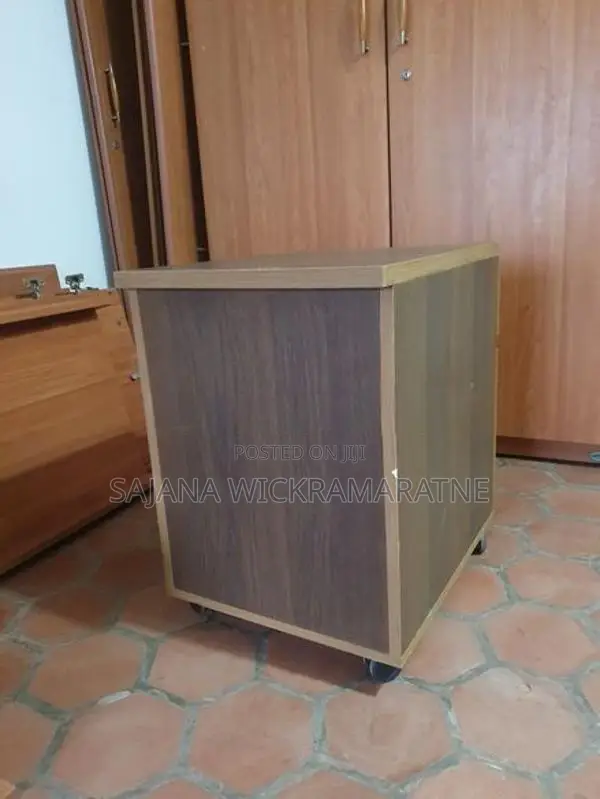 2-Drawer Wooden Office Pedestal Cabinet