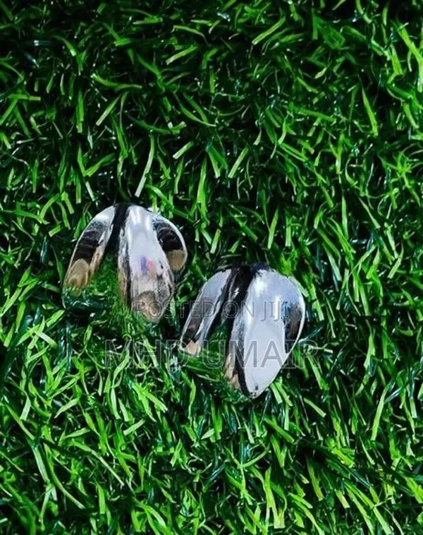 White Steel Earring