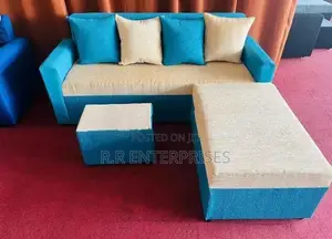 Modern Sofa Set With Stool pillow