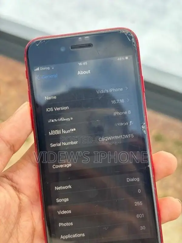 Apple iPhone 8 ( Red ) (Used)