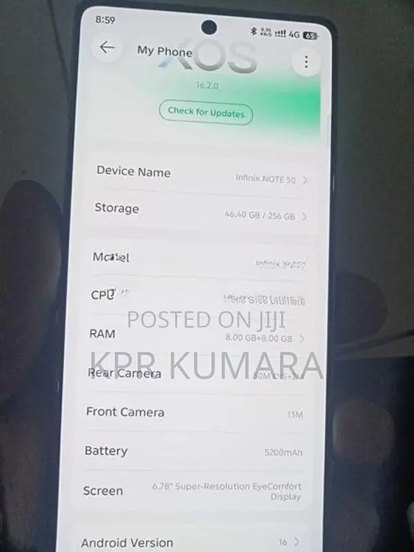 Infinix Note 50 (Used)