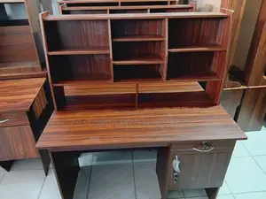 Modern Melamine 4×2 Table With Rack
