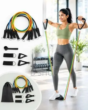 11 Pcs Power Resistance Exerciser Band -