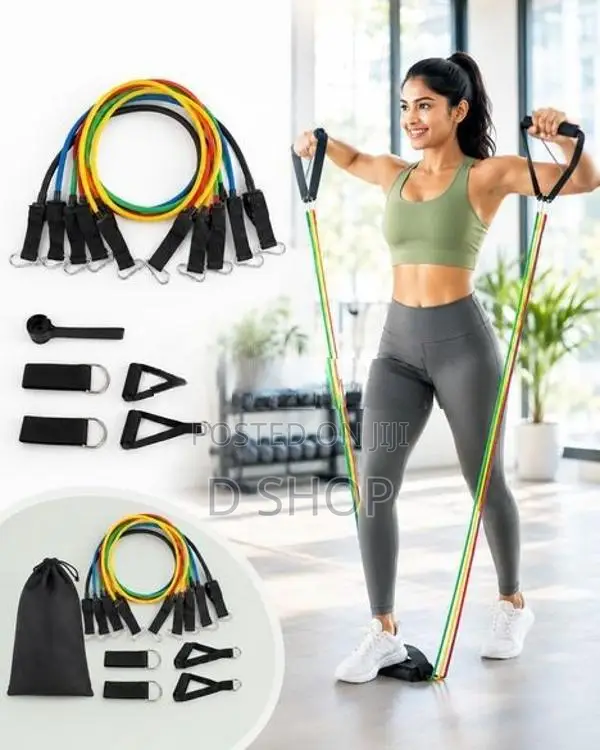 11 Pcs Power Resistance Exerciser Band -