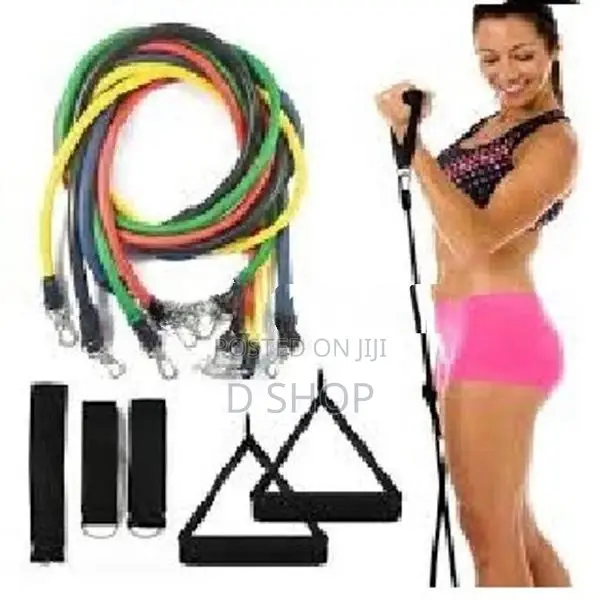 11 Pcs Power Resistance Exerciser Band -