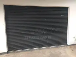 Black Roller Shutter Door