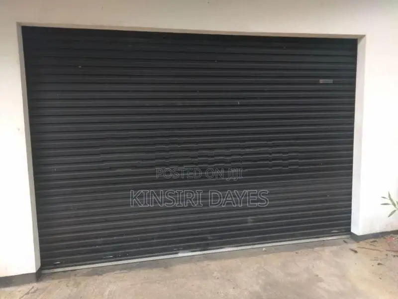 Black Roller Shutter Door