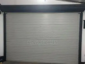 Black Roller Shutter Door